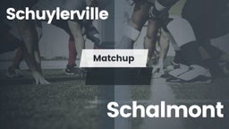 Matchup: Schuylerville vs. Schalmont  2016