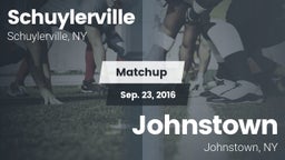 Matchup: Schuylerville vs. Johnstown  2016