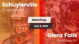 Matchup: Schuylerville vs. Glens Falls  2016