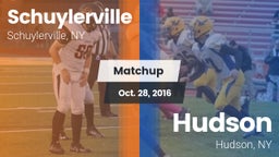 Matchup: Schuylerville vs. Hudson  2016