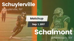 Matchup: Schuylerville vs. Schalmont  2017