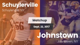 Matchup: Schuylerville vs. Johnstown  2017