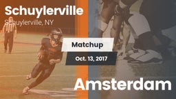 Matchup: Schuylerville vs. Amsterdam  2017