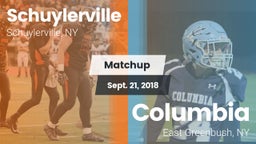 Matchup: Schuylerville vs. Columbia  2018