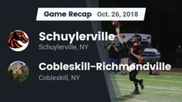 Recap: Schuylerville  vs. Cobleskill-Richmondville  2018