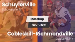 Matchup: Schuylerville vs. Cobleskill-Richmondville  2019