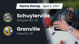 Recap: Schuylerville  vs. Granville  2021