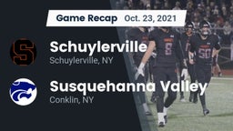 Recap: Schuylerville  vs. Susquehanna Valley  2021