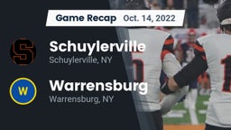 Recap: Schuylerville  vs. Warrensburg  2022