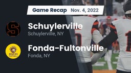 Recap: Schuylerville  vs. Fonda-Fultonville  2022