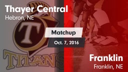 Matchup: Thayer Central vs. Franklin  2016