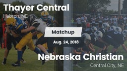 Matchup: Thayer Central vs. Nebraska Christian  2018