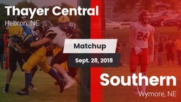 Matchup: Thayer Central vs. Southern  2018