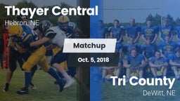 Matchup: Thayer Central vs. Tri County  2018