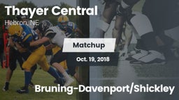 Matchup: Thayer Central vs. Bruning-Davenport/Shickley 2018