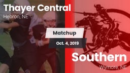 Matchup: Thayer Central vs. Southern  2019