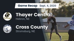 Recap: Thayer Central  vs. Cross County  2020