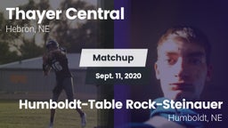 Matchup: Thayer Central vs. Humboldt-Table Rock-Steinauer  2020