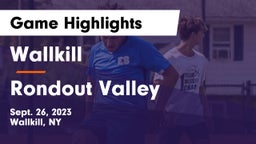 Wallkill  vs Rondout Valley  Game Highlights - Sept. 26, 2023