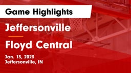 Jeffersonville  vs Floyd Central  Game Highlights - Jan. 13, 2023