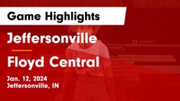 Jeffersonville  vs Floyd Central  Game Highlights - Jan. 12, 2024