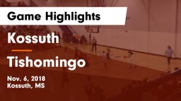 Kossuth  vs Tishomingo  Game Highlights - Nov. 6, 2018
