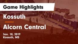 Kossuth  vs Alcorn Central Game Highlights - Jan. 18, 2019