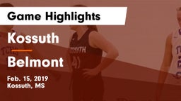 Kossuth  vs Belmont Game Highlights - Feb. 15, 2019