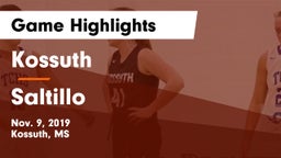 Kossuth  vs Saltillo  Game Highlights - Nov. 9, 2019