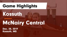 Kossuth  vs McNairy Central  Game Highlights - Dec. 28, 2019