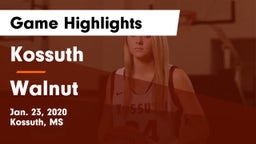 Kossuth  vs Walnut  Game Highlights - Jan. 23, 2020