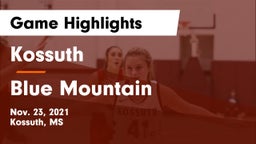 Kossuth  vs Blue Mountain Game Highlights - Nov. 23, 2021