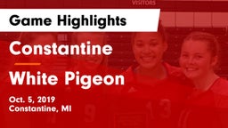 Constantine  vs White Pigeon  Game Highlights - Oct. 5, 2019
