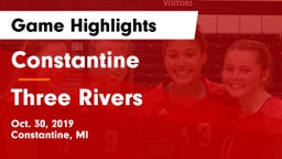 Constantine  vs Three Rivers  Game Highlights - Oct. 30, 2019