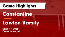 Constantine  vs Lawton Varsity  Game Highlights - Sept. 14, 2023