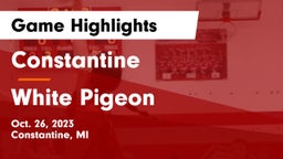 Constantine  vs White Pigeon  Game Highlights - Oct. 26, 2023