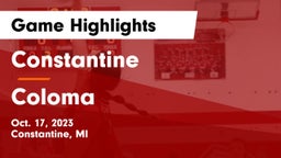 Constantine  vs Coloma Game Highlights - Oct. 17, 2023