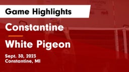Constantine  vs White Pigeon  Game Highlights - Sept. 30, 2023