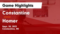 Constantine  vs Homer  Game Highlights - Sept. 30, 2023
