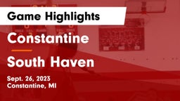 Constantine  vs South Haven Game Highlights - Sept. 26, 2023