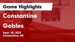 Constantine  vs Gobles Game Highlights - Sept. 28, 2023