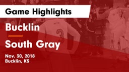 Bucklin vs South Gray Game Highlights - Nov. 30, 2018