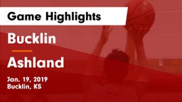 Bucklin vs Ashland  Game Highlights - Jan. 19, 2019
