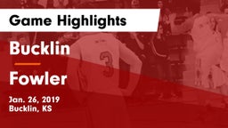 Bucklin vs Fowler Game Highlights - Jan. 26, 2019