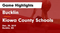 Bucklin vs Kiowa County Schools Game Highlights - Dec. 20, 2019