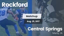 Matchup: Rockford vs. Central Springs  2017