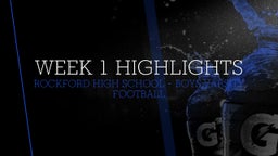 Rockford football highlights Week 1 Highlights