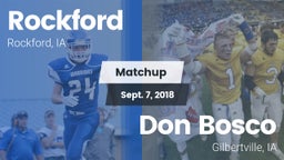 Matchup: Rockford vs. Don Bosco  2018