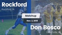 Matchup: Rockford vs. Don Bosco  2018
