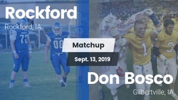 Matchup: Rockford vs. Don Bosco  2019
